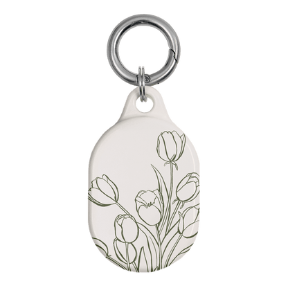 Inked Tulips AirTag Case AirTag Case by Typoflora - The Dairy