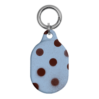 Mist Polka Dot AirTag Case AirTag Case by Jasmine Dowling - The Dairy