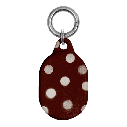 Mocha Polka Dot AirTag Case AirTag Case by Jasmine Dowling - The Dairy