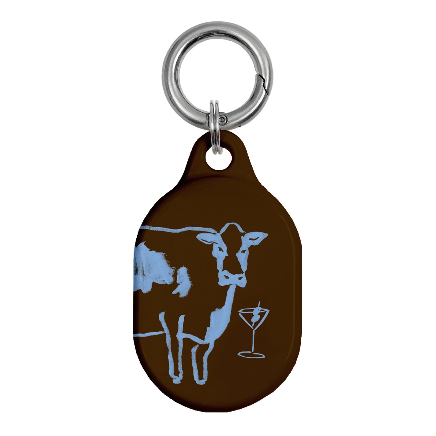 Mootini Espresso AirTag Case AirTag Case by Phthalo Ruth - The Dairy