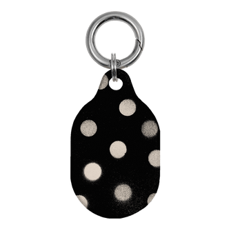 Noir Polka Dot AirTag Case AirTag Case by Jasmine Dowling - The Dairy