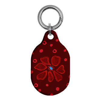 Painted Petal Rouge - AirTag Case AirTag Case by BG. Studio - The Dairy