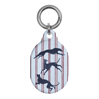 Stripey Hounds AirTag Case AirTag Case by Lisa Hu - The Dairy