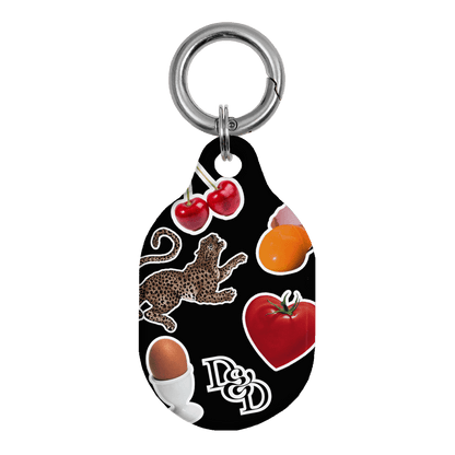 Sunday Stickers Black AirTag Case AirTag Case by Desmond & Dempsey - The Dairy