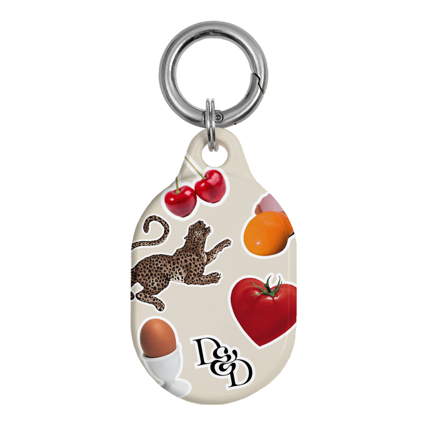 Sunday Stickers Cream AirTag Case AirTag Case by Desmond & Dempsey - The Dairy