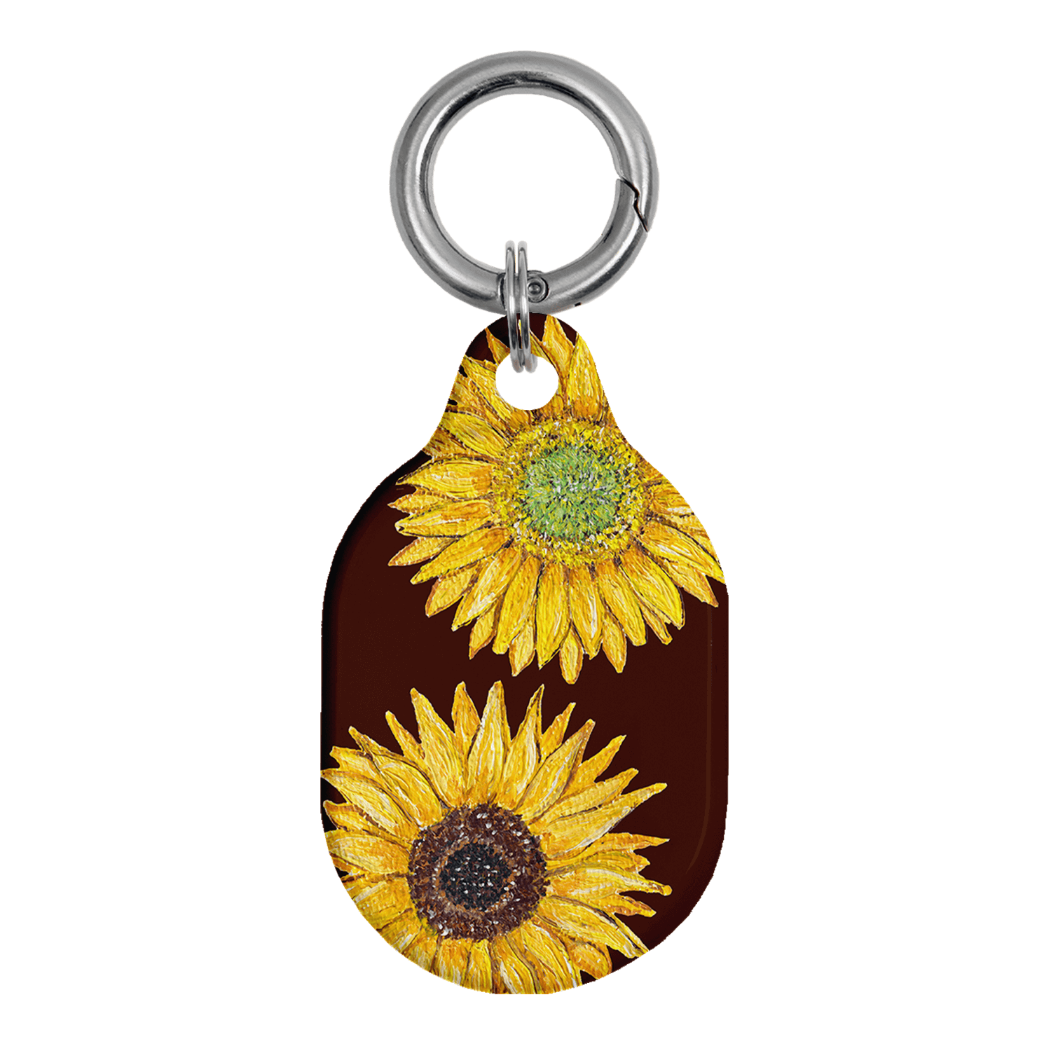 Sunflower Brown AirTag Case AirTag Case by BG. Studio - The Dairy