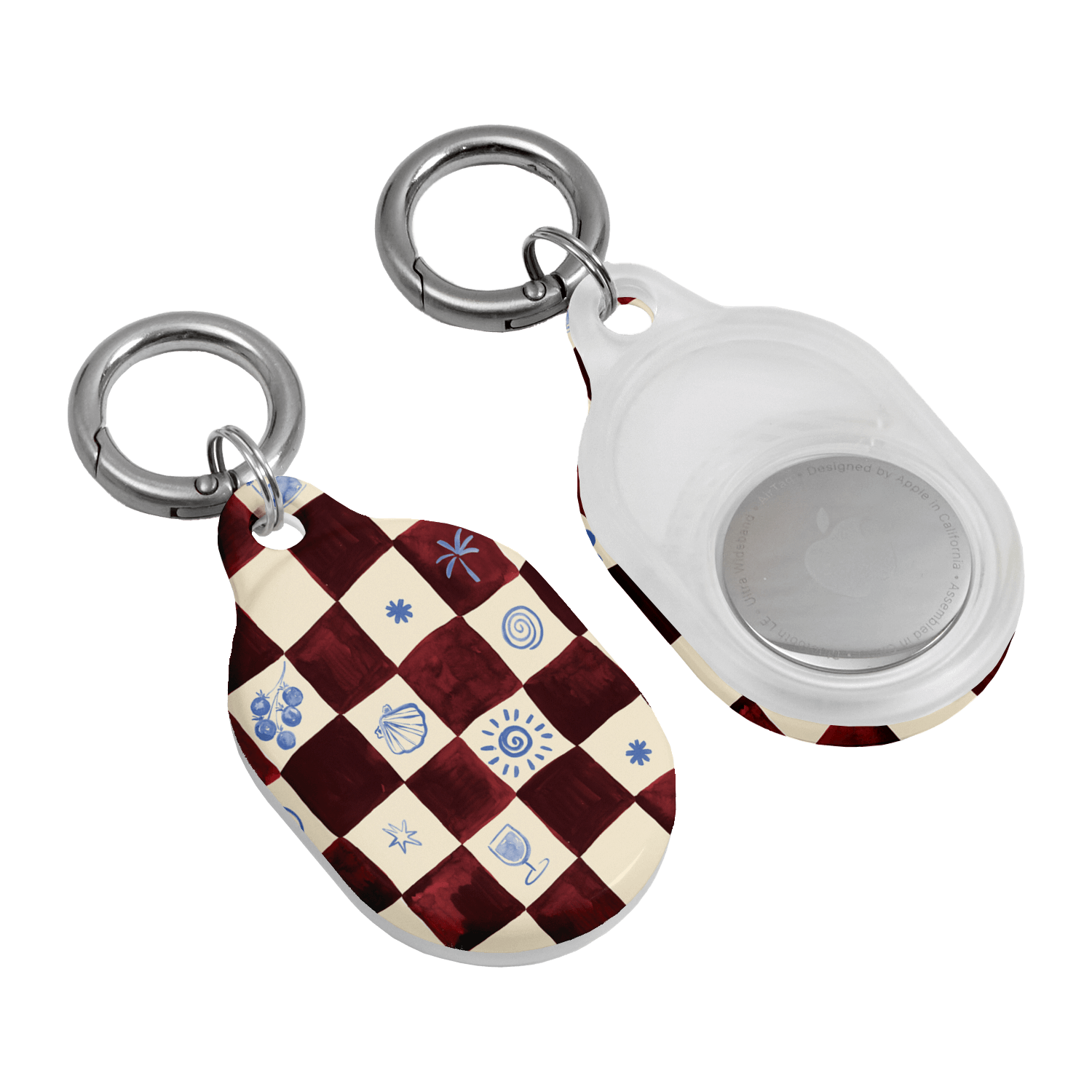 Afternoon Mezze Maroon AirTag Case AirTag Case by Charlie Taylor - The Dairy