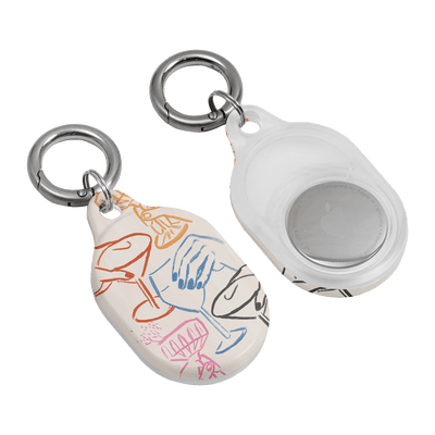 Cheers Multi AirTag Case AirTag Case by Phthalo Ruth - The Dairy