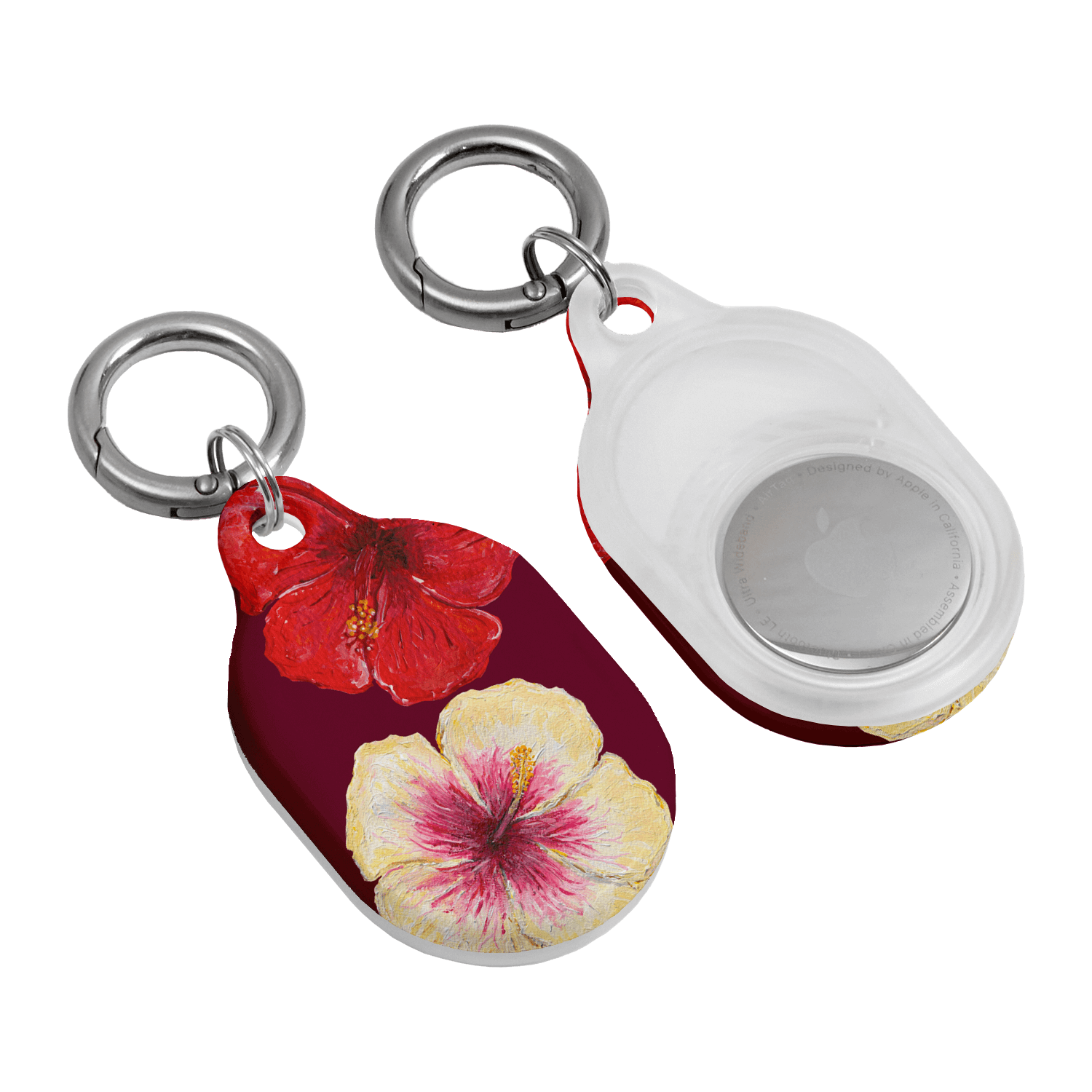 Hibiscus Flower AirTag Case AirTag Case by BG. Studio - The Dairy