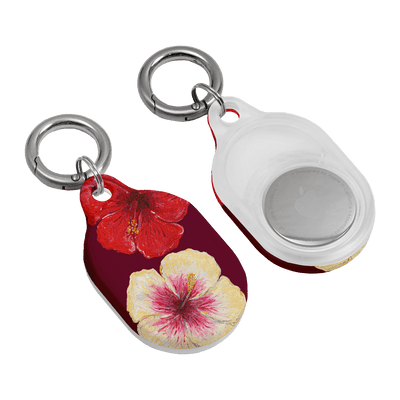 Hibiscus Flower AirTag Case AirTag Case by BG. Studio - The Dairy