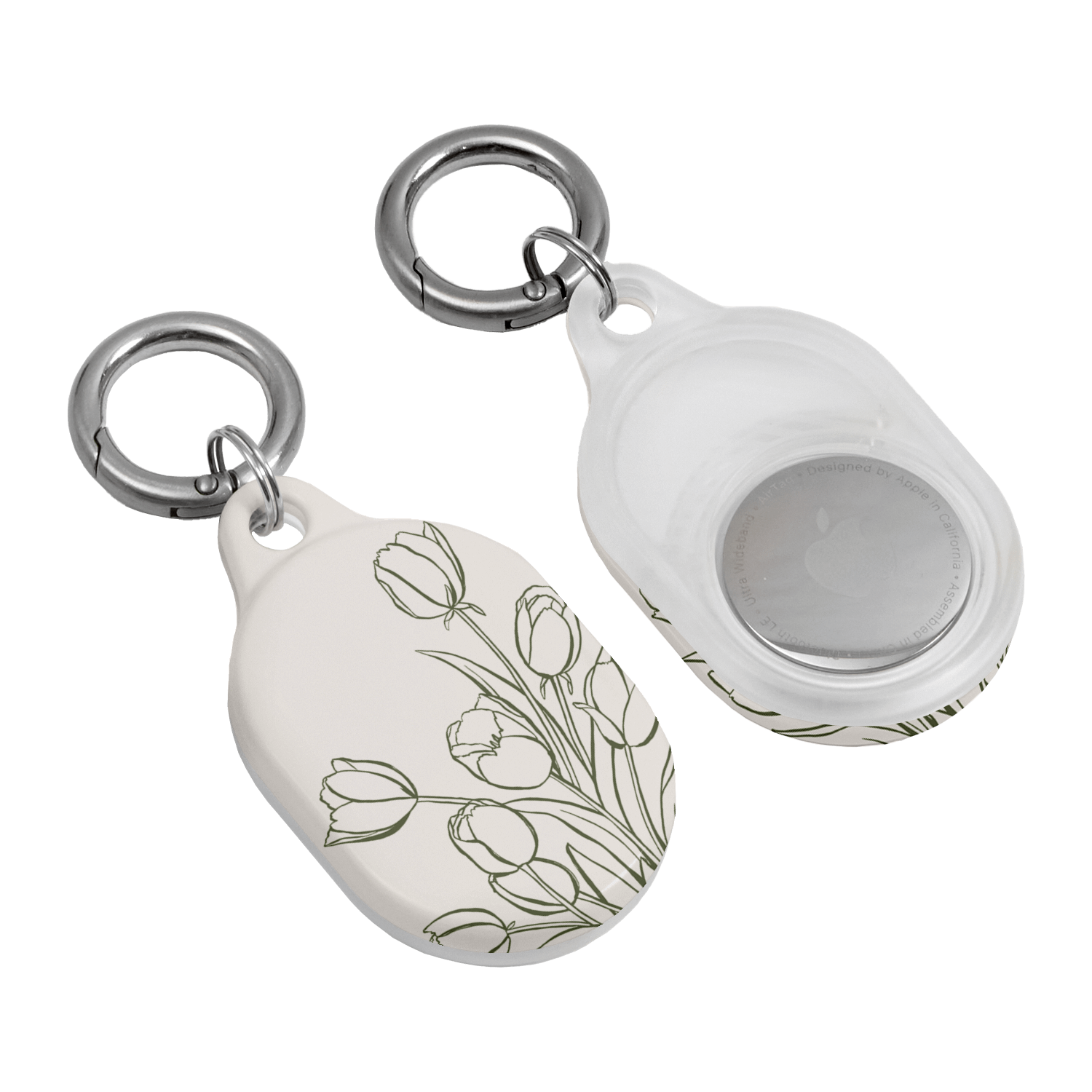 Inked Tulips AirTag Case AirTag Case by Typoflora - The Dairy