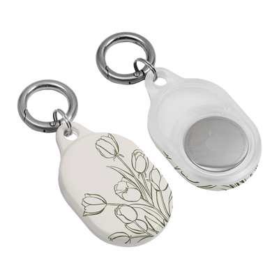 Inked Tulips AirTag Case AirTag Case by Typoflora - The Dairy