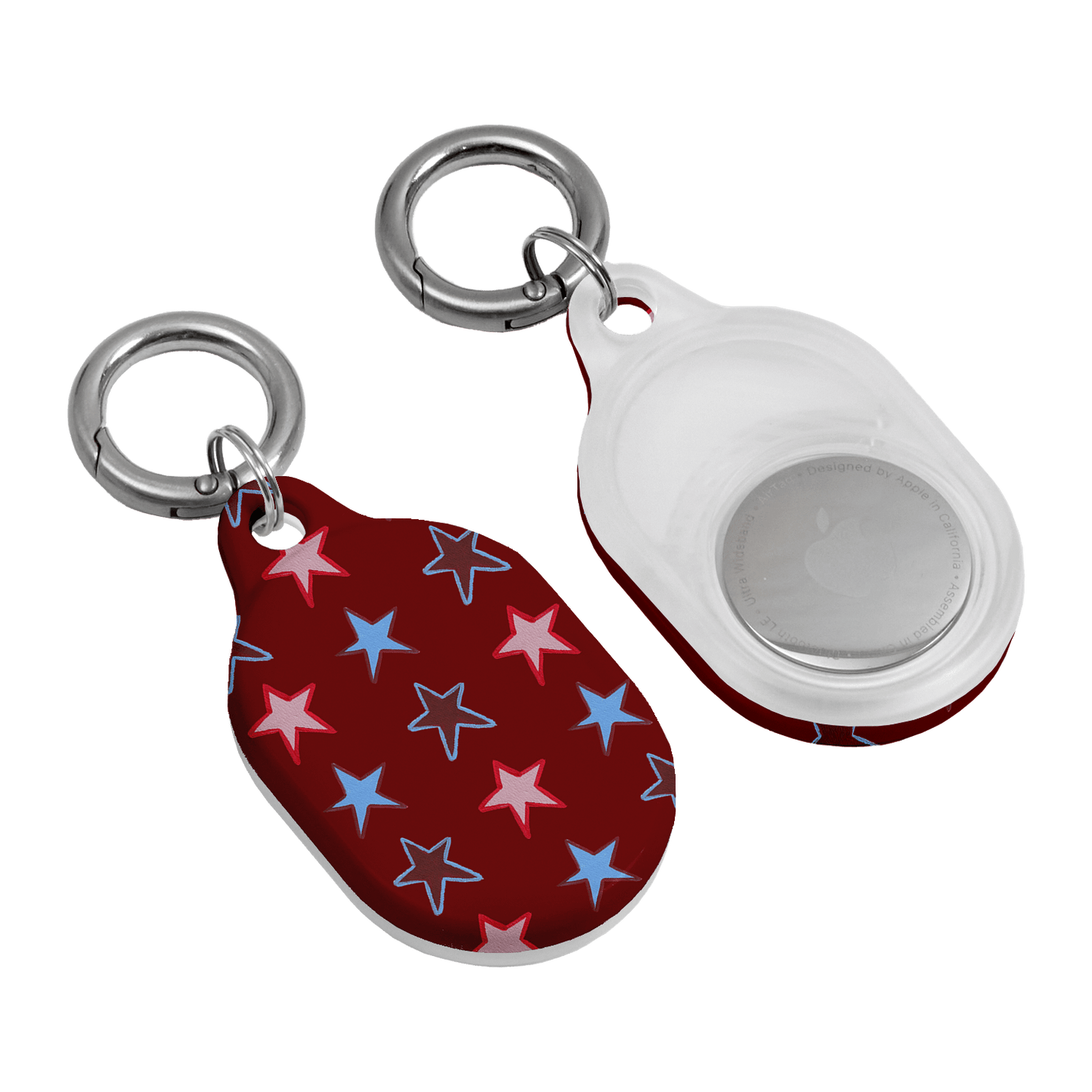 Lucky Stars Rouge - AirTag Case AirTag Case by BG. Studio - The Dairy