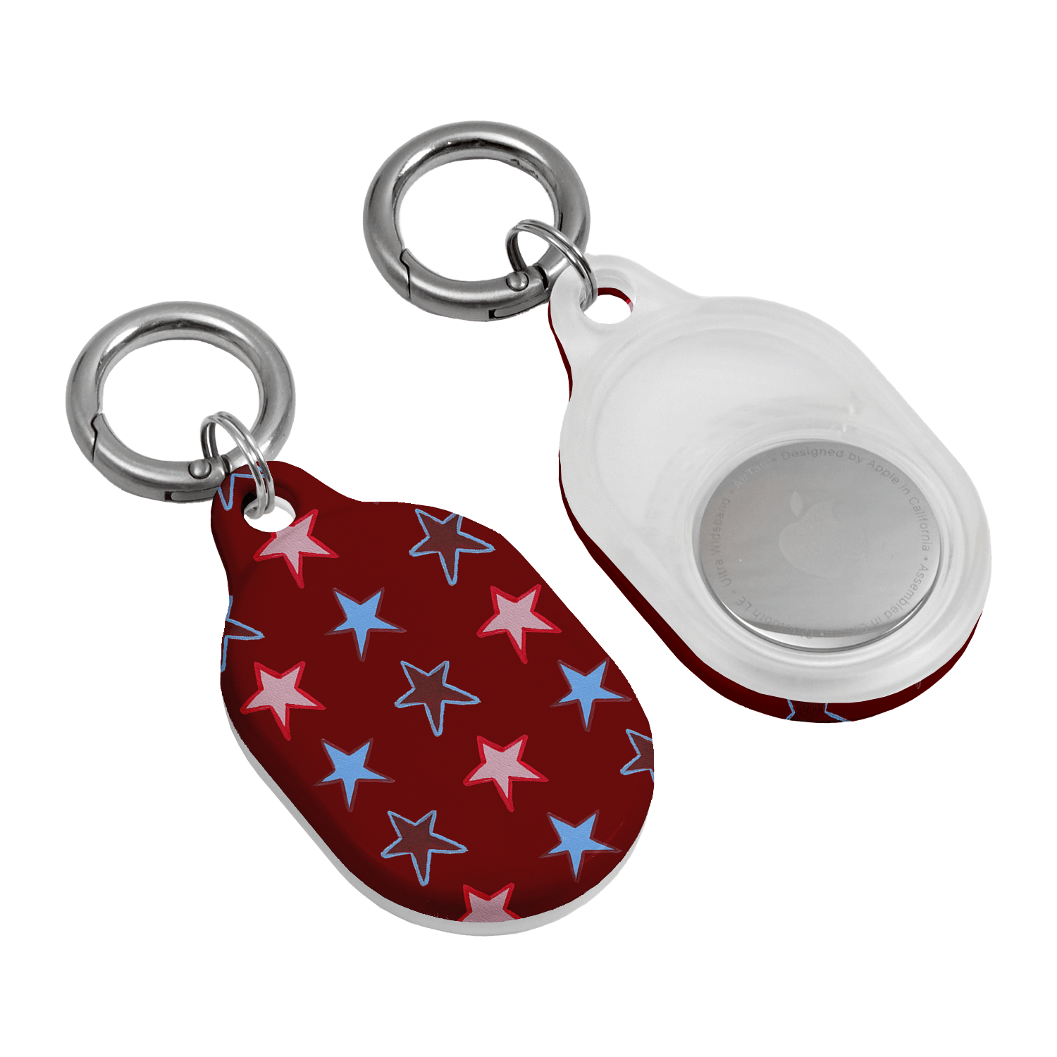 Lucky Stars Rouge - AirTag Case AirTag Case by BG. Studio - The Dairy