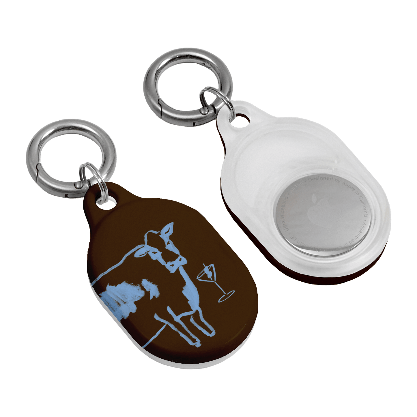 Mootini Espresso AirTag Case AirTag Case by Phthalo Ruth - The Dairy