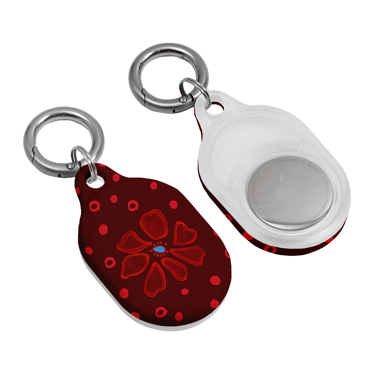 Painted Petal Rouge - AirTag Case AirTag Case by BG. Studio - The Dairy