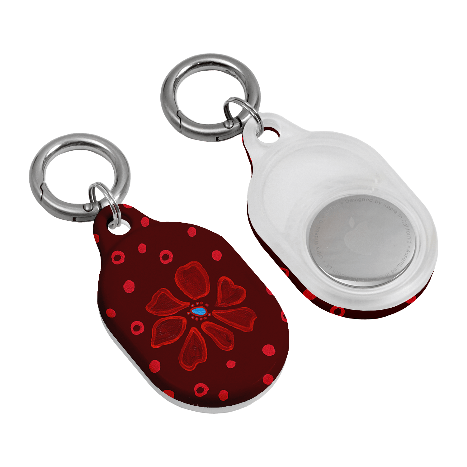 Painted Petal Rouge - AirTag Case AirTag Case by BG. Studio - The Dairy