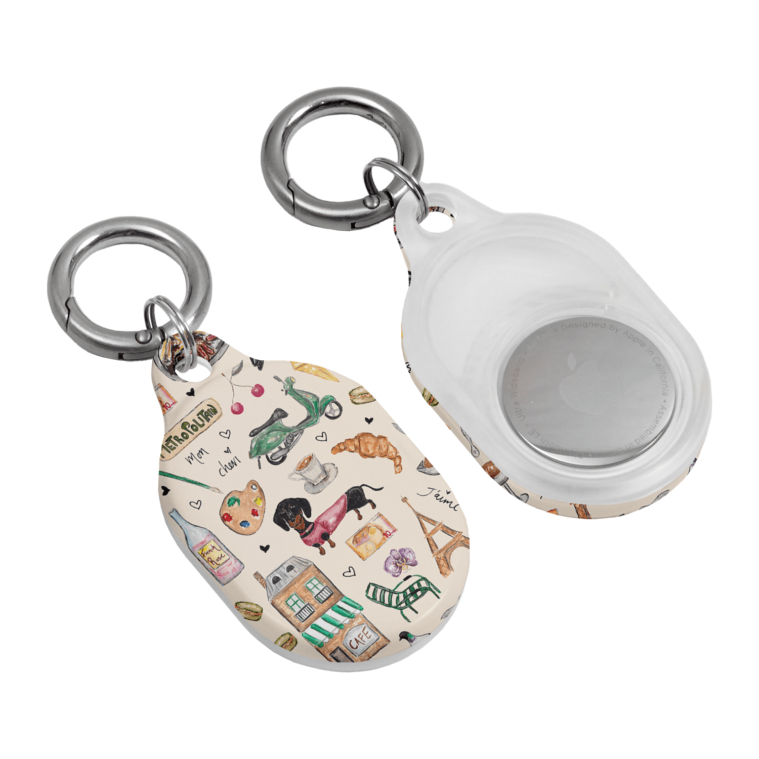Parisian Daydream AirTag Case AirTag Case by BG. Studio - The Dairy