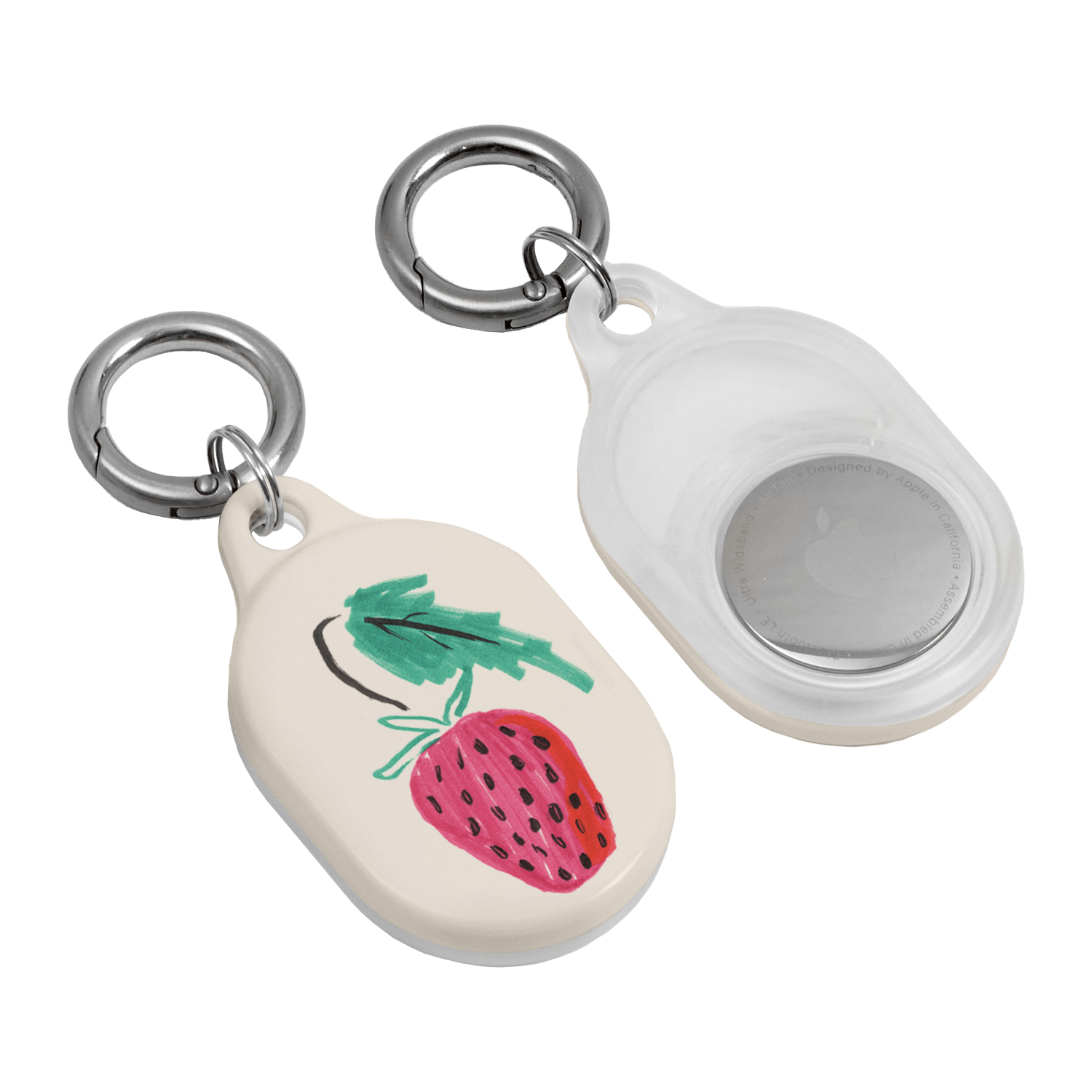 Strawberry AirTag Case AirTag Case by Phthalo Ruth - The Dairy