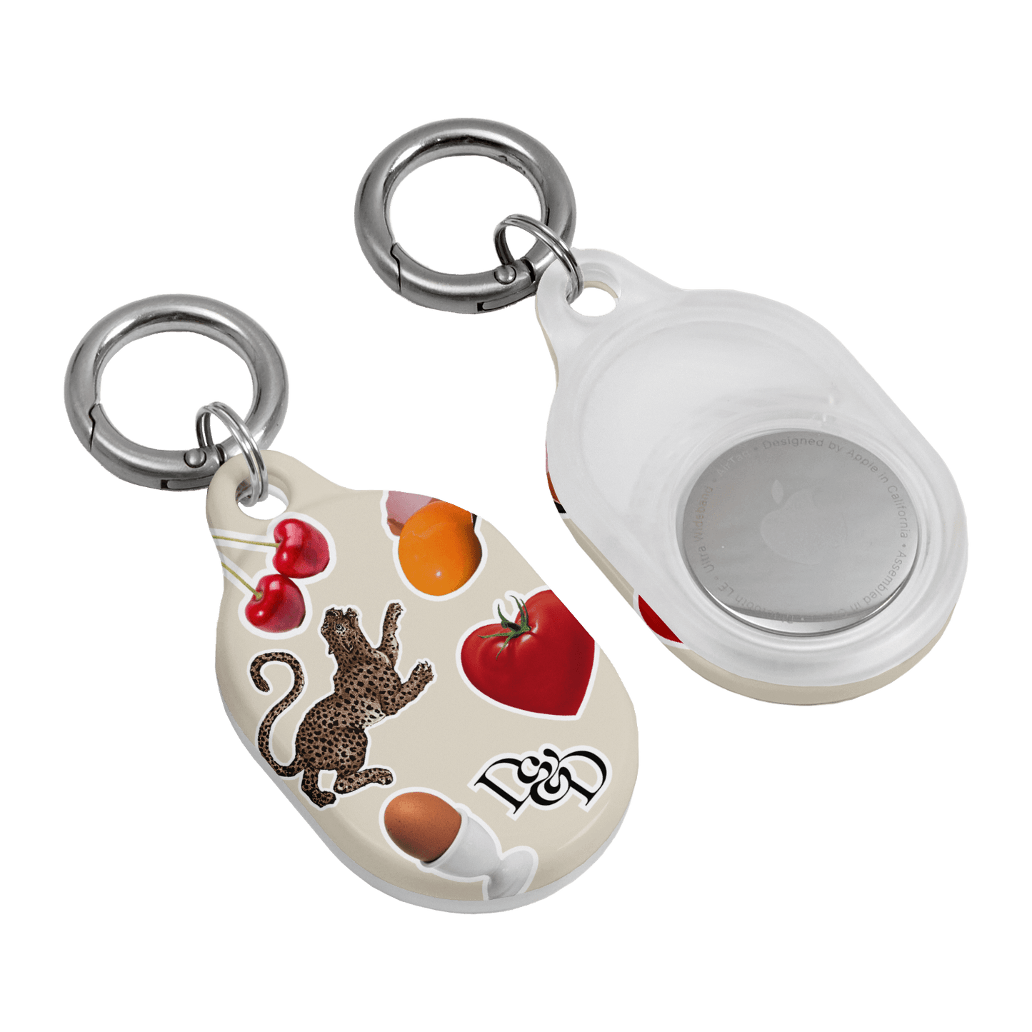 Sunday Stickers Cream AirTag Case AirTag Case by Desmond & Dempsey - The Dairy