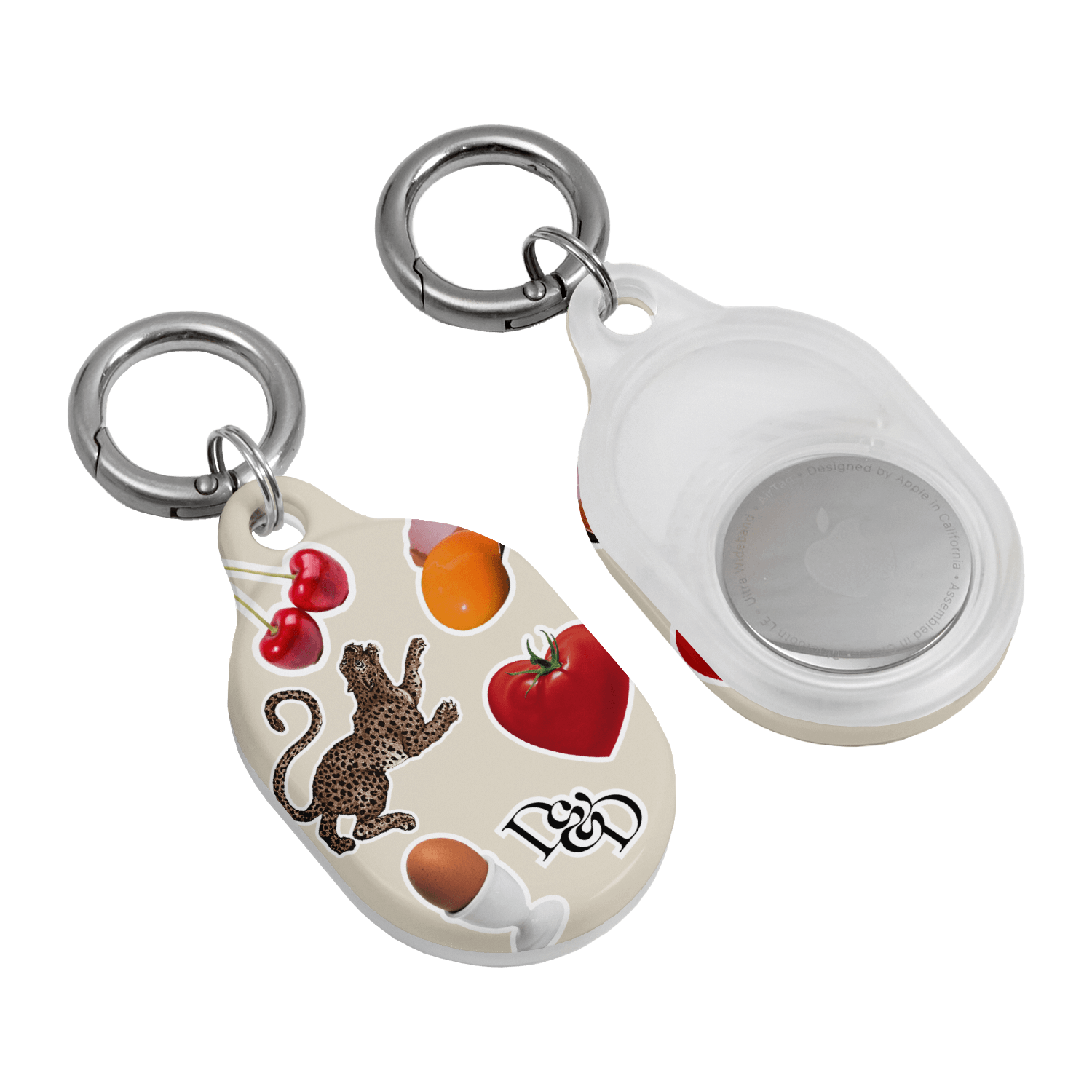 Sunday Stickers Cream AirTag Case AirTag Case by Desmond & Dempsey - The Dairy