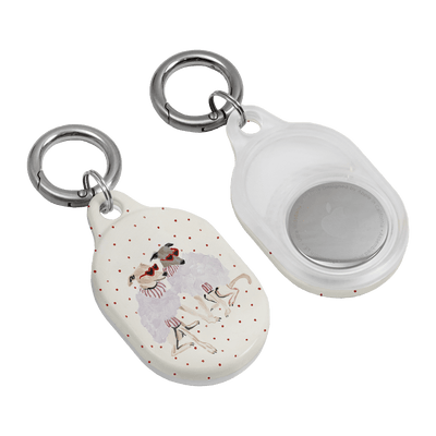 Twin Iggys AirTag Case AirTag Case by Lisa Hu - The Dairy