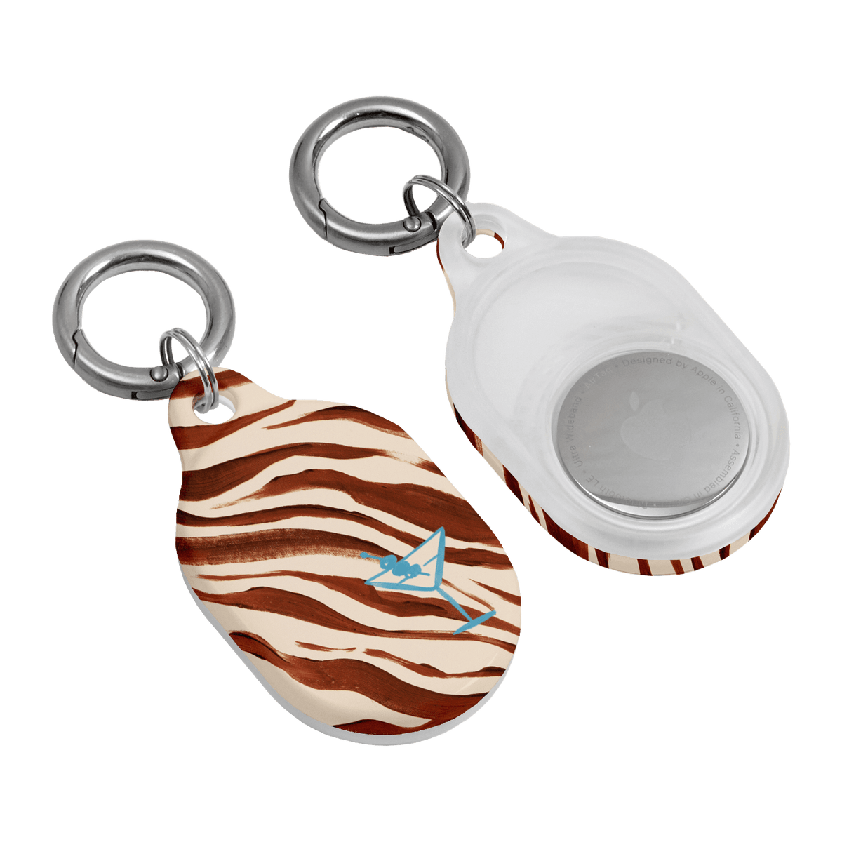 Zebra Tini AirTag Case AirTag Case by Charlie Taylor - The Dairy