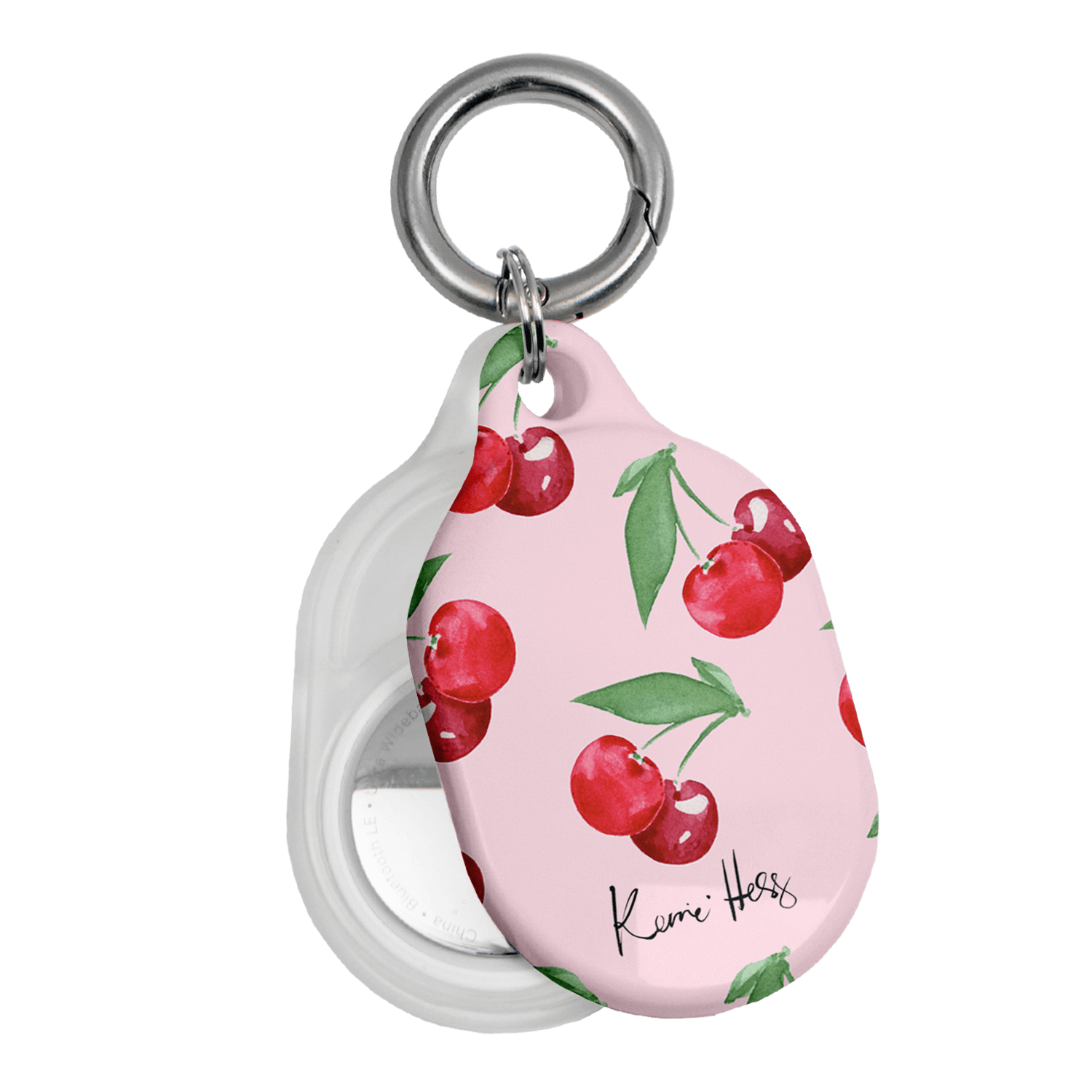 Cherry Rose AirTag Case AirTag Case by Kerrie Hess - The Dairy
