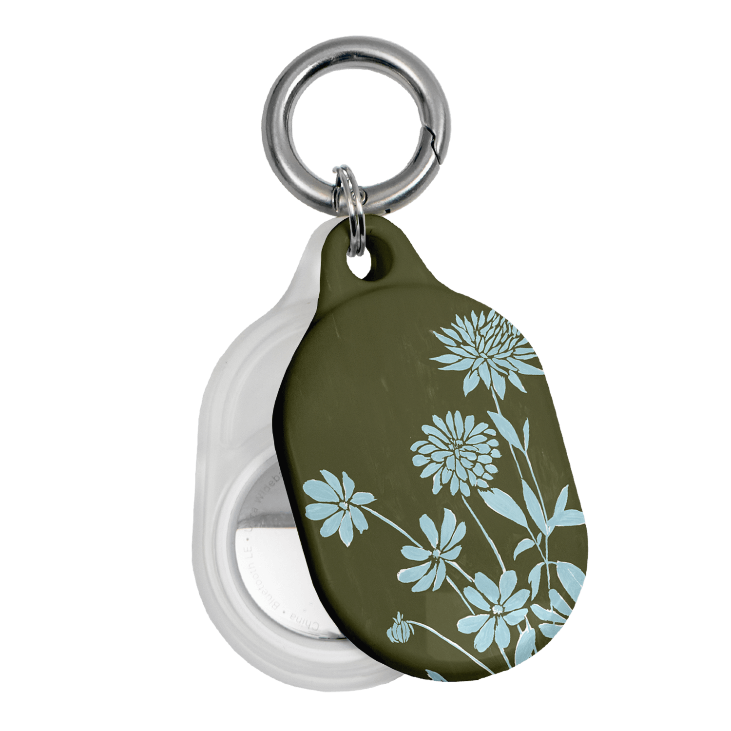 Dahlia Khaki AirTag Case AirTag Case by Typoflora - The Dairy