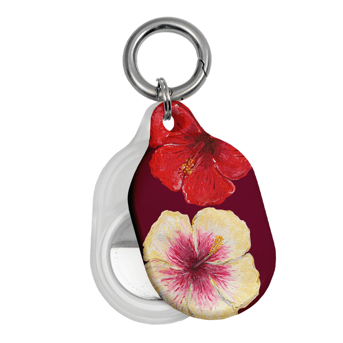 Hibiscus Flower AirTag Case AirTag Case by BG. Studio - The Dairy