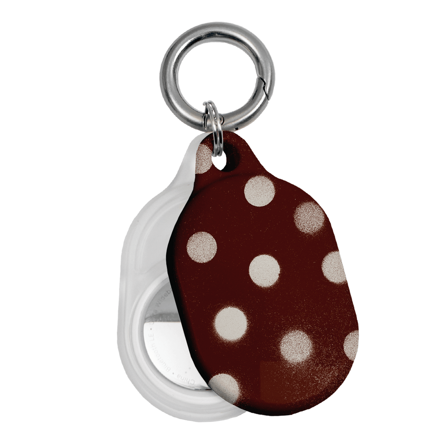 Mocha Polka Dot AirTag Case AirTag Case by Jasmine Dowling - The Dairy