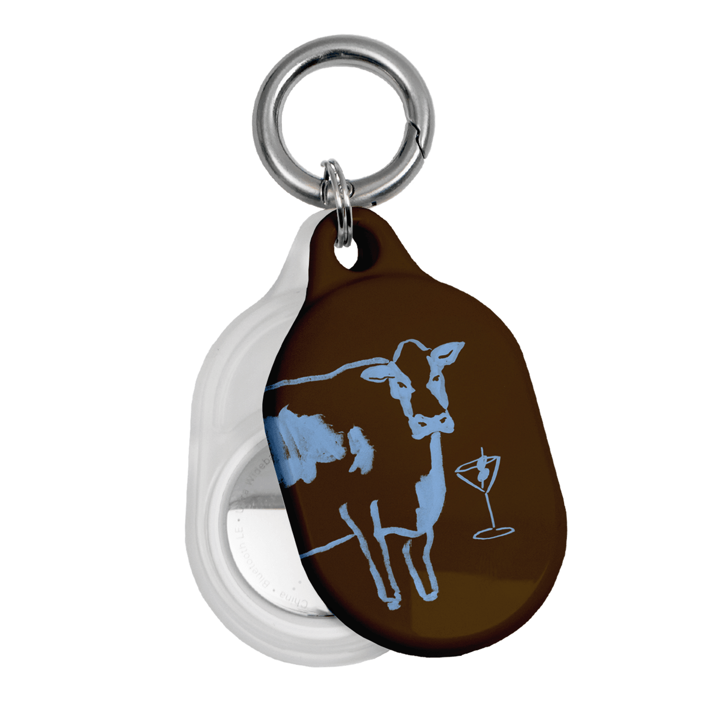 Mootini Espresso AirTag Case AirTag Case by Phthalo Ruth - The Dairy