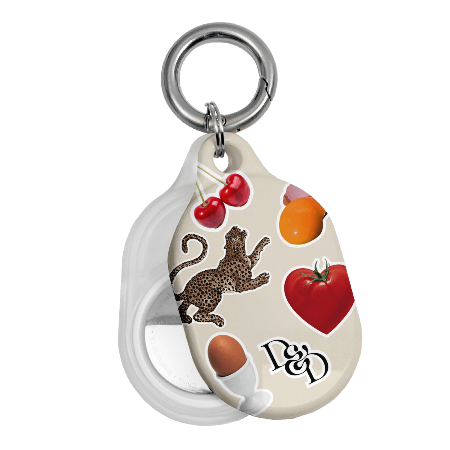 Sunday Stickers Cream AirTag Case AirTag Case by Desmond & Dempsey - The Dairy