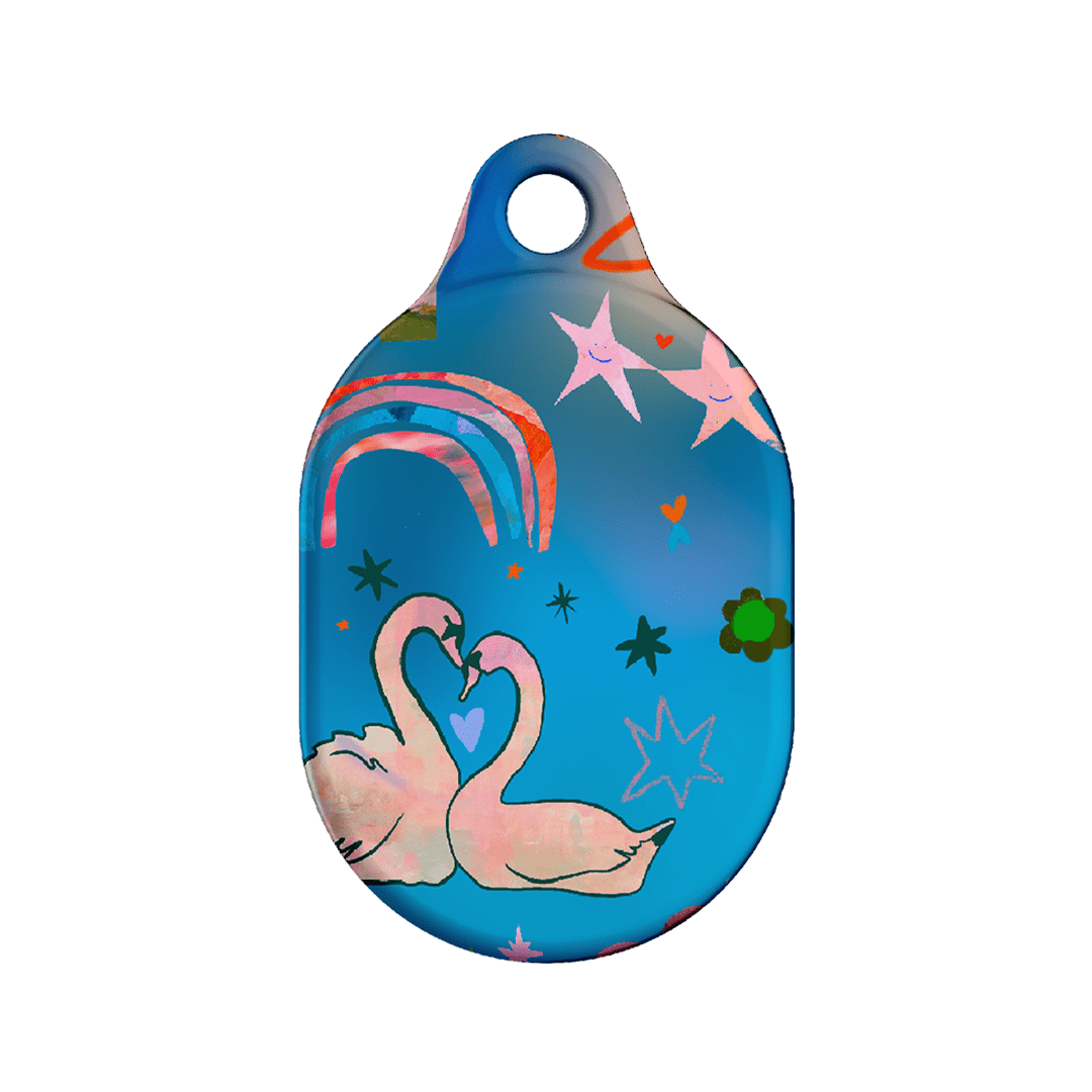 Blue Swan AirTag Case AirTag Case by Kate Eliza - The Dairy