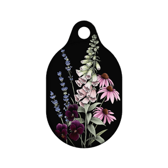 Garden Party Noir AirTag Case AirTag Case by Typoflora - The Dairy