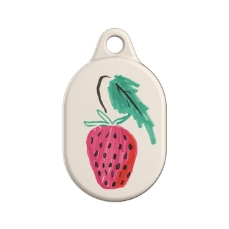 Strawberry AirTag Case AirTag Case by Phthalo Ruth - The Dairy