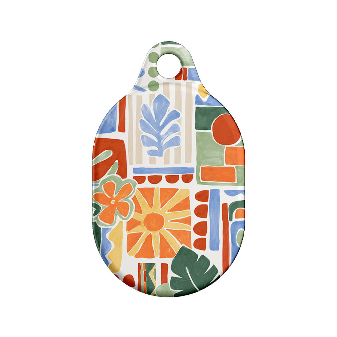 Tropicana Tile AirTag Case AirTag Case by Charlie Taylor - The Dairy