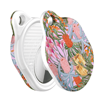 Floral Sorbet AirTag Case AirTag Case by Amy Gibbs - The Dairy