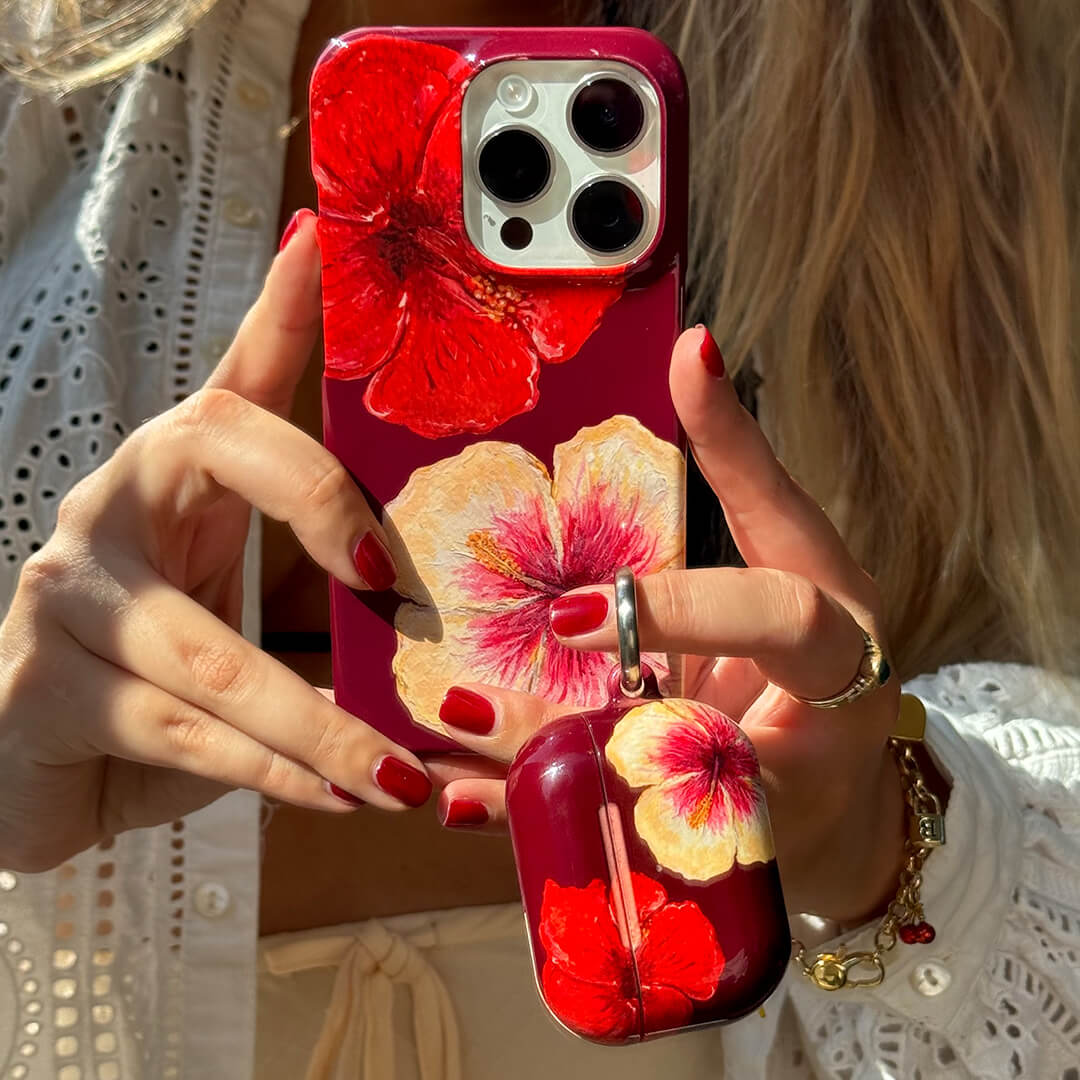 Hibiscus Flower AirPods Pro Case AirPods Pro Case by BG. Studio - The Dairy