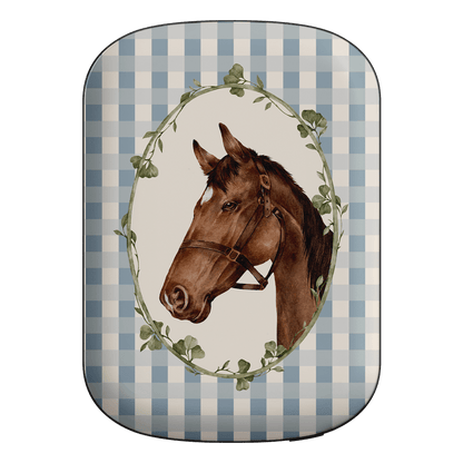 Gingham Horse ChargePod MagSafe Power Bank ChargerPod Power Bank + Shell by Kasiags Art - The Dairy