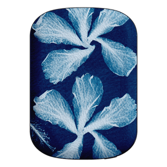 Hibiscus Cyanotype ChargePod MagSafe Power Bank ChargerPod Power Bank + Shell by Sally Hungerford - The Dairy