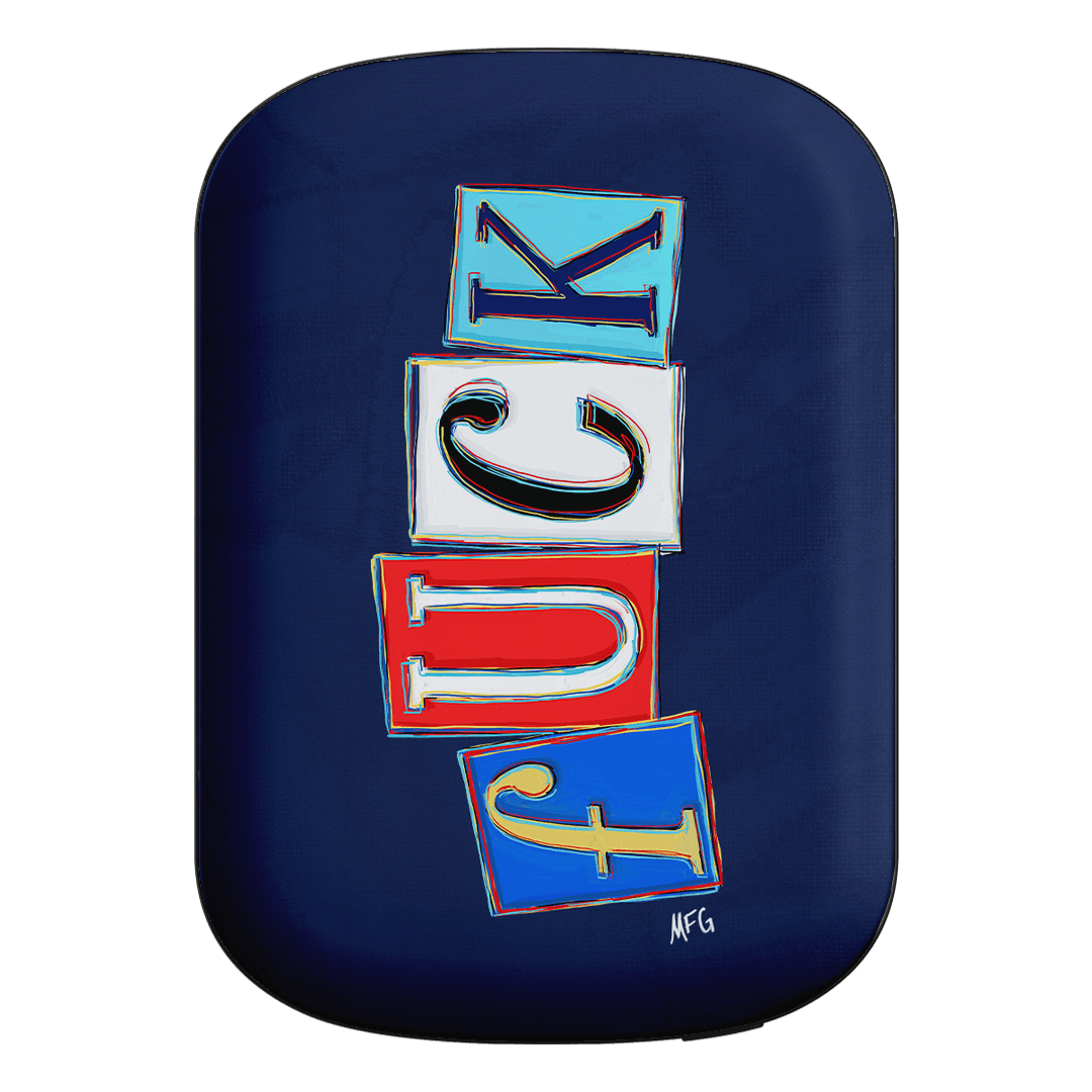 Lil Fcks Blue ChargePod MagSafe Power Bank ChargerPod Power Bank + Shell by Margarbs Art - The Dairy