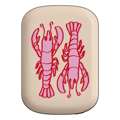Lobster Love Peach ChargePod MagSafe Power Bank ChargerPod Power Bank + Shell by The Dairy - The Dairy