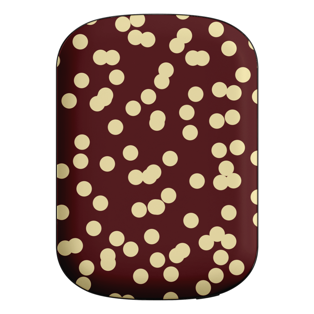 Mini Confetti Burgundy Butter ChargePod MagSafe Power Bank ChargerPod by Veronica Tucker - The Dairy