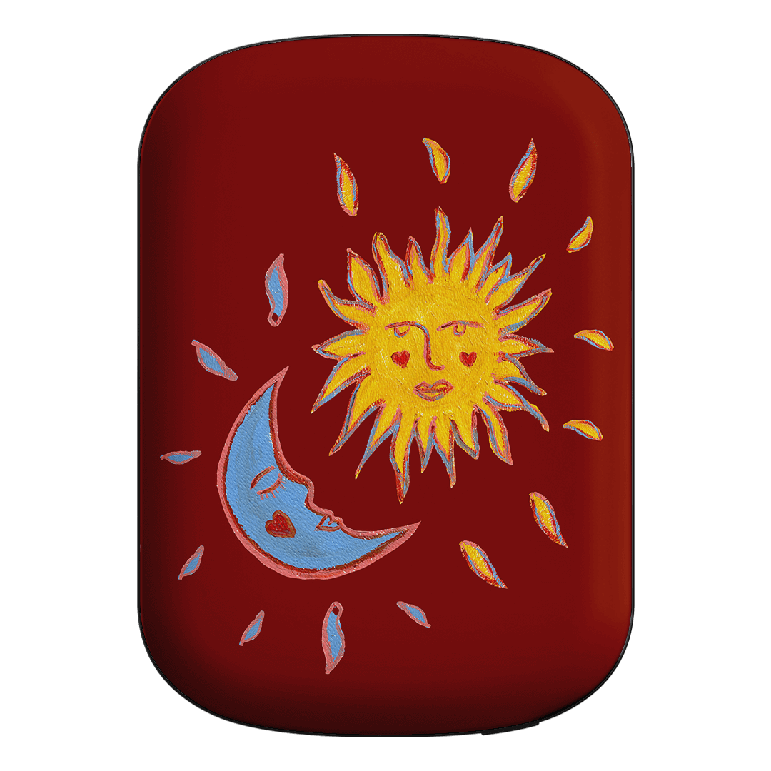 Sun & Moon Red ChargePod MagSafe Power Bank ChargerPod by BG. Studio - The Dairy