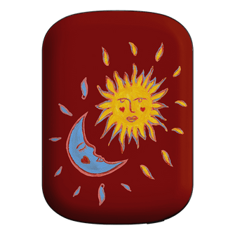 Sun & Moon Red ChargePod MagSafe Power Bank ChargerPod by BG. Studio - The Dairy