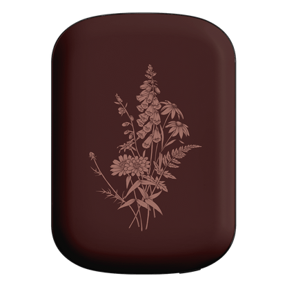Wildflowers Mocha ChargePod MagSafe Power Bank ChargerPod Power Bank + Shell by Typoflora - The Dairy