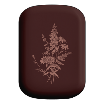 Wildflowers Mocha ChargePod MagSafe Power Bank ChargerPod Power Bank + Shell by Typoflora - The Dairy