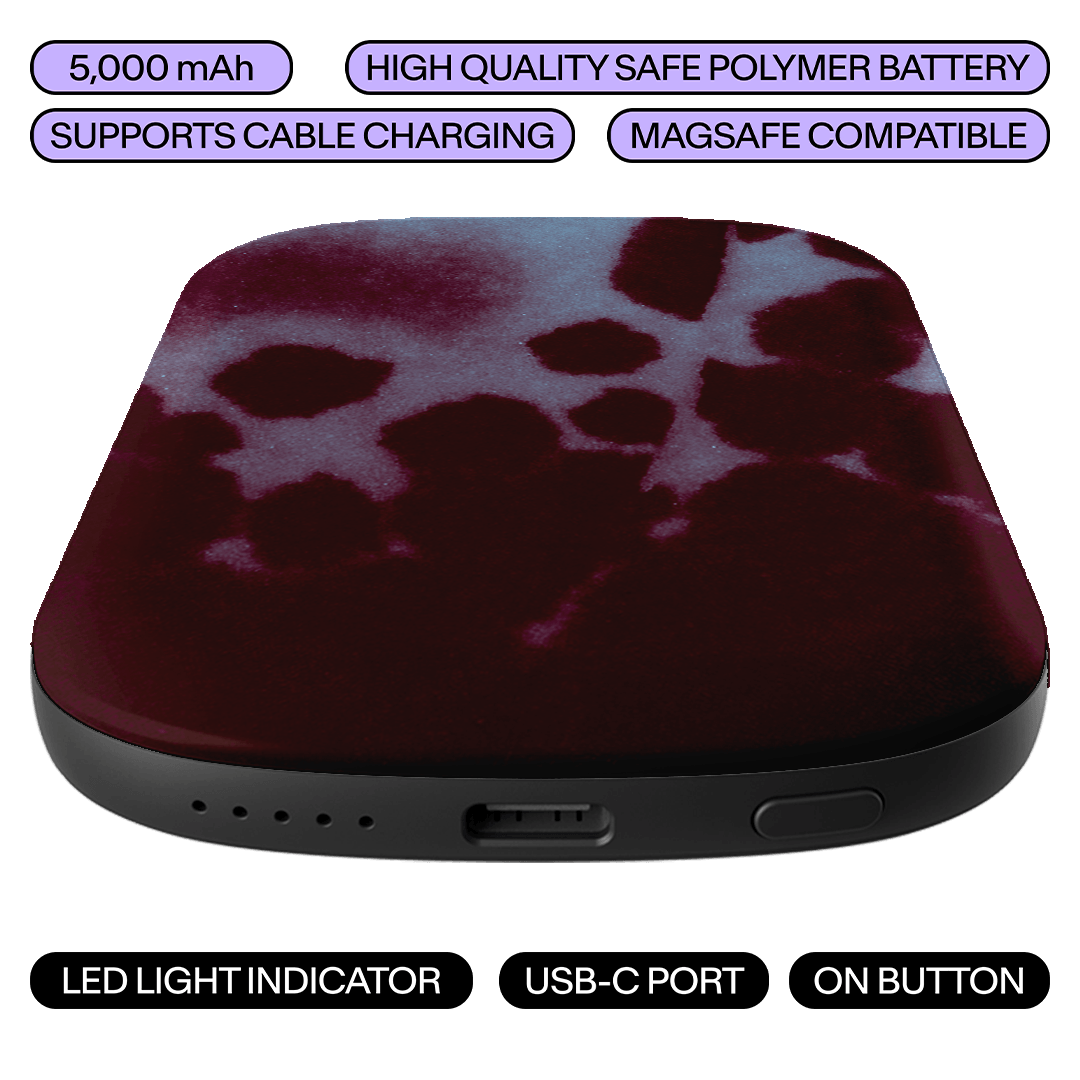 Blue Orchid ChargePod MagSafe Power Bank ChargerPod by Jasmine Dowling - The Dairy