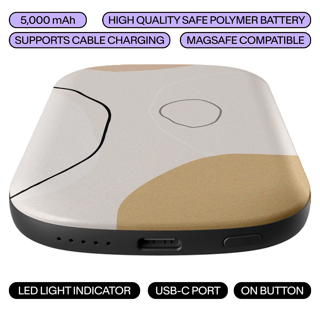 Clay Lines ChargePod MagSafe Power Bank